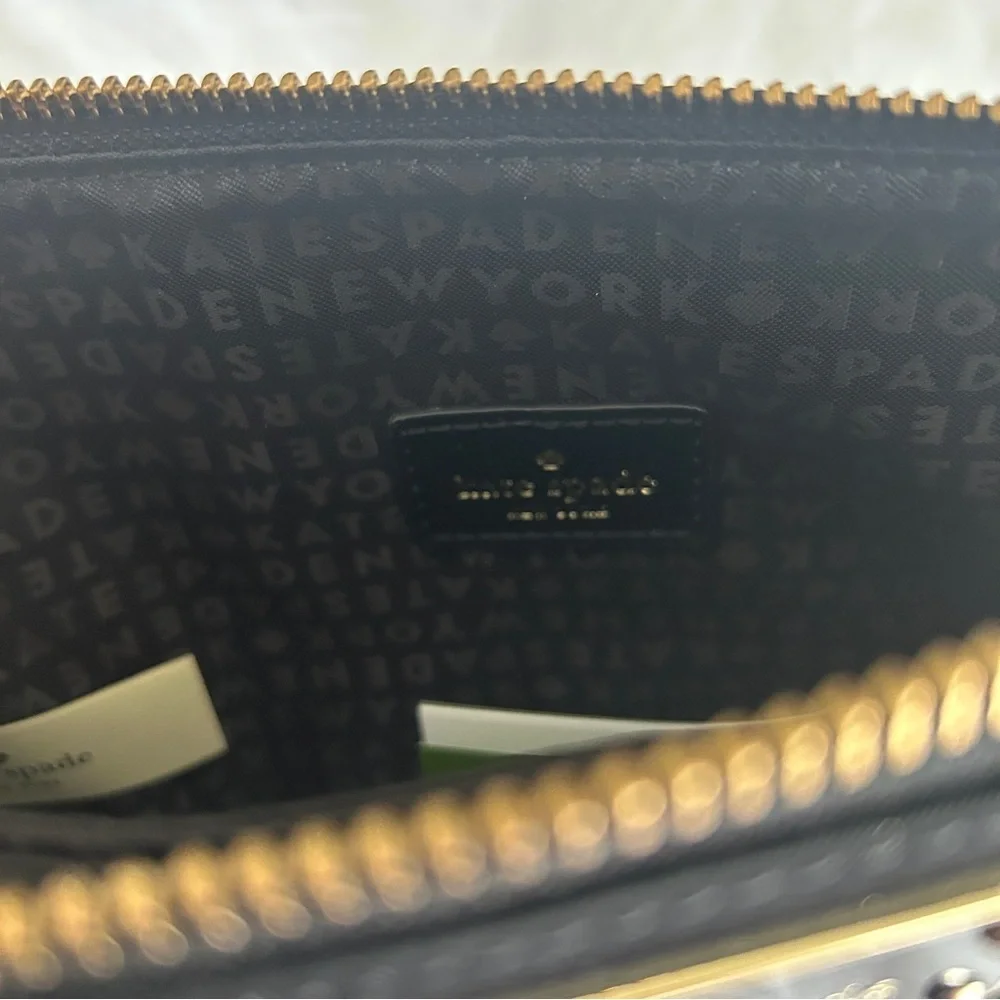 kate spade Crossbody Bag Black Nylon Wilson Road Madelyne New With Tags
